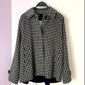 ZARA Plaid Jacket - 55% Wool